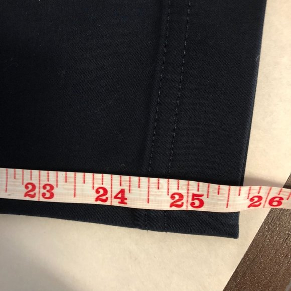 SoCa St. John Mid-Rise Navy Blue Crop Ankle Pants Zipper Pocket Trousers 8 - Picture 9 of 10